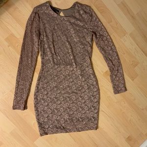 Long sleeve lace dress